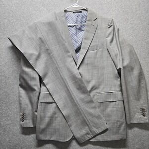 Suitsupply Sienna Brescia Suit Grey Vitale Barberis Canonico Super 120s Wool 42L